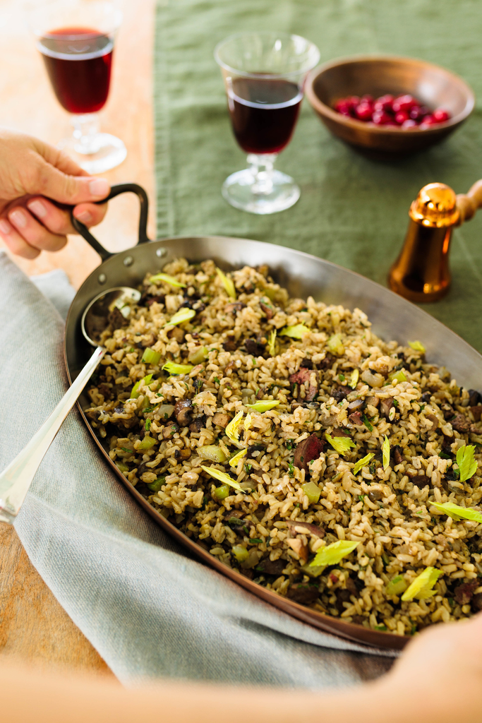 Thanksgiving Brown Rice Dressing