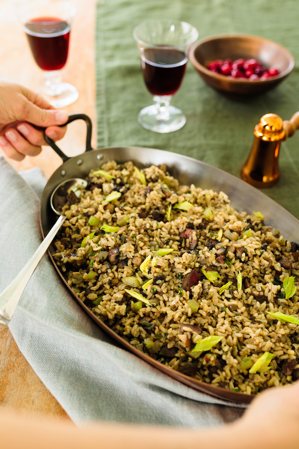 Thanksgiving Brown Rice Dressing