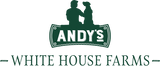 Logo featuring Andy's White House Farms Family Owned and Operated Heirloom Rice, South Carolina