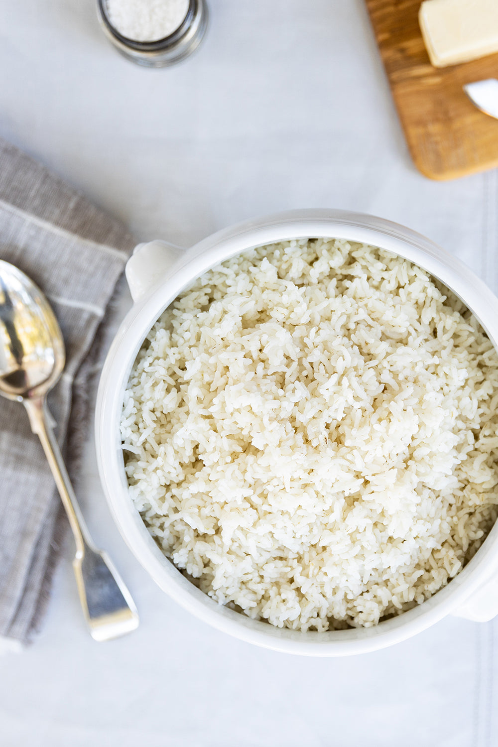 Southern steamed heirloom rice featuring Charleston Gold White Rice sustainably grown at lowcountry White House Farms 
